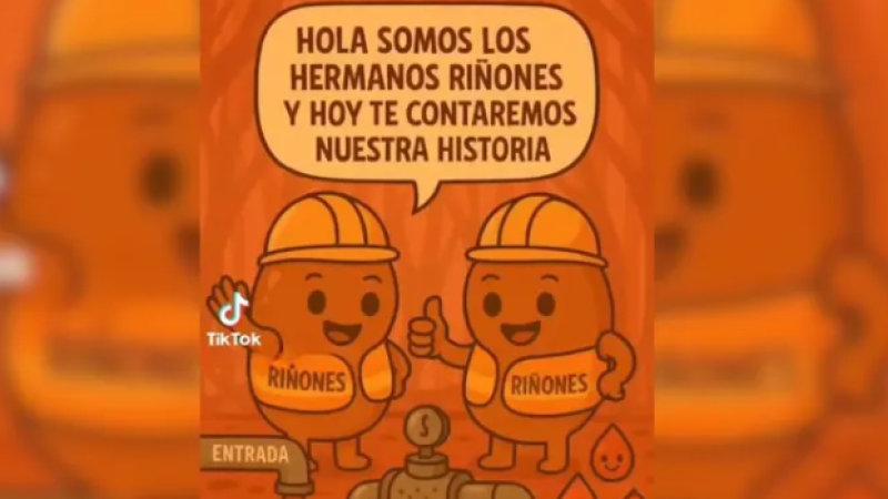 Los hermanos riñones: El viral que habla de la hidratación y puso a todo el mundo a tomar agua